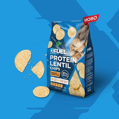 12 x XFUEL Protein Lentil Chips Truffle & Cheese