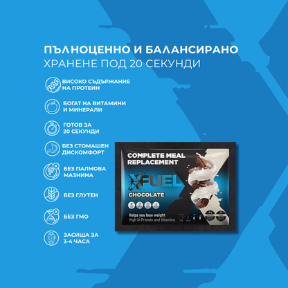 12 x Заместител на хранене шоколад 50 г.