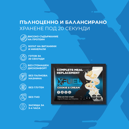 12 x Заместител на хранене Бисквита с крем 50 гр.