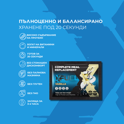 12 x Заместител на хранене ванилия 50 гр.